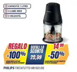 Sinergy PHILIPS TRITATUTTO HR1501/00 offerta
