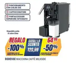 Sinergy Didiesse macchina caffè milkside offerta