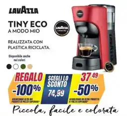Sinergy Lavazza tiny eco a modo mio offerta