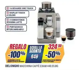 Sinergy DELONGHI MACCHINA CAFFÈ EXAM 440.55.BG offerta