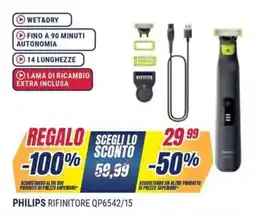 Sinergy PHILIPS RIFINITORE QP6542/15 offerta