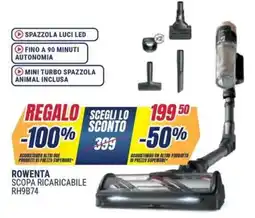 Sinergy ROWENTA SCOPA RICARICABILE RH9B74 offerta