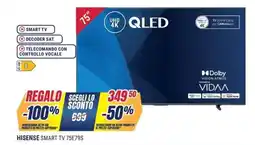 Sinergy HISENSE SMART TV 75E79S offerta
