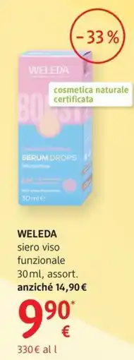 dm drogerie markt Weleda siero viso funzionale offerta