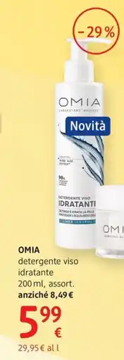 dm drogerie markt Omia detergente viso idratante offerta