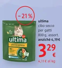 dm drogerie markt Ultima cibo secco per gatti offerta