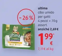 dm drogerie markt Ultima cibo umido per gatti offerta