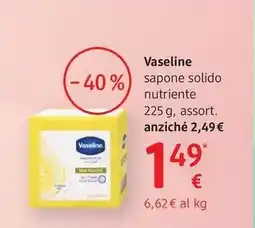 dm drogerie markt Vaseline sapone solido nutriente offerta