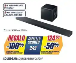 Sinergy SOUNDBAR SOUNDBAR HW-QS700F offerta