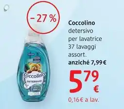 dm drogerie markt Coccolino detersivo per lavatrice offerta