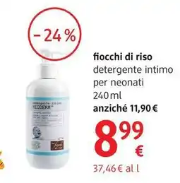 dm drogerie markt Fiocchi di riso detergente intimo per neonati offerta