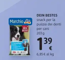 dm drogerie markt Dein bestes snack per la pulizia dei denti offerta