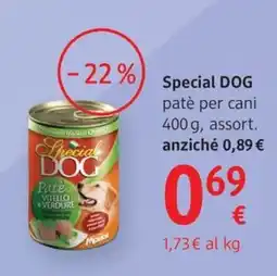 dm drogerie markt Special dog patè per cani offerta