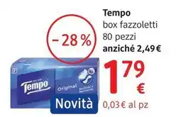 dm drogerie markt Tempo box fazzoletti offerta