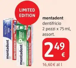dm drogerie markt Mentadent dentifricio offerta