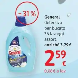 dm drogerie markt General detersivo per bucato offerta