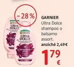 dm drogerie markt Garnier Ultra Dolce shampoo o balsamo offerta