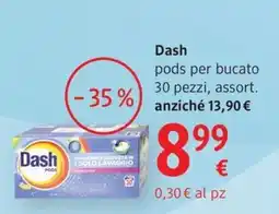 dm drogerie markt Dash pods per bucato offerta
