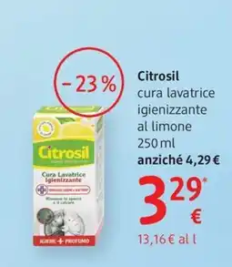 dm drogerie markt Citrosil cura lavatrice igienizzante al limone offerta