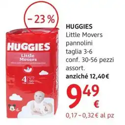 dm drogerie markt Huggies Little Movers Cloud soft comfort and protection offerta