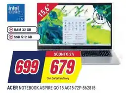 Sinergy ACER NOTEBOOK ASPIRE GO 15 AG15-72P-5628.15 offerta