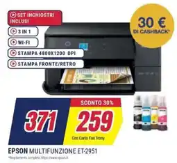 Sinergy EPSON MULTIFUNZIONE ET-2951 offerta