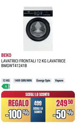 Sinergy BEKO LAVATRICI FRONTALI LAVATRICE BMGWT41241B offerta