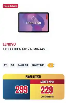 Sinergy LENOVO TABLET IDEA TAB ZAFM0744SE offerta