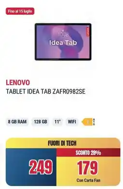 Sinergy LENOVO TABLET IDEA TAB ZAFR0982SE offerta