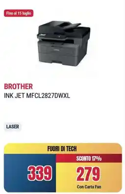 Sinergy BROTHER INK JET MFCL2827DWXL offerta