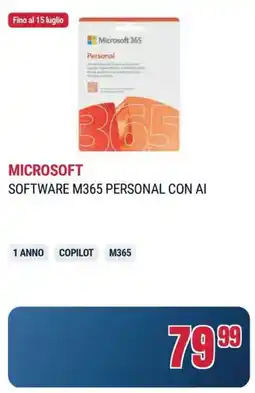 Sinergy Microsoft software M365 personal con AI offerta