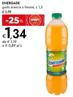 Bennet Energade gusto arancia o limone offerta