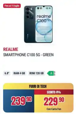 Sinergy REALME SMARTPHONE C100 5G - GREEN offerta