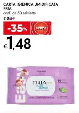 Bennet Carta igienica umidificata FRIA offerta