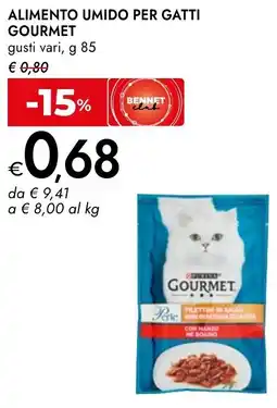 Bennet Alimento umido per gatti GOURMET offerta