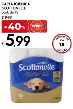 Bennet Carta igienica SCOTTONELLE offerta