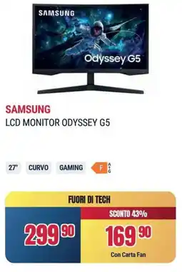 Sinergy SAMSUNG LCD MONITOR ODYSSEY G5 offerta