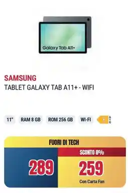 Sinergy SAMSUNG TABLET GALAXY TAB A11+-WIFI offerta