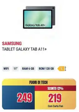 Sinergy SAMSUNG TABLET GALAXY TAB A11+ offerta