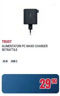 Sinergy Trust alimentatori pc maxo charger retrattile offerta