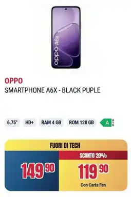 Sinergy OPPO SMARTPHONE A6X - BLACK PUPLE offerta