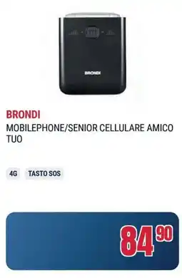 Sinergy Brondi mobilephone/senior cellulare amico tuo offerta