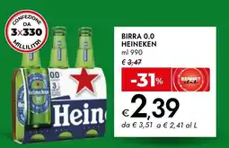 Bennet Birra 0.0 HEINEKEN offerta