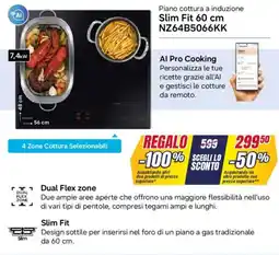 Trony SAMSUNG Slim Fit 60 cm NZ64B5066KK offerta