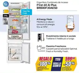 Trony SAMSUNG F1rst 60 Al Plus BRB80F30AESO offerta