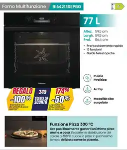 Trony Hisense Forno Multifunzione B164213SEPBG offerta