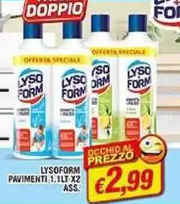 Maury's Lysoform pavimenti offerta