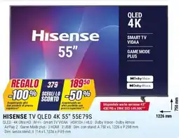 Trony HISENSE TV QLED 4K 55" 55E79S offerta