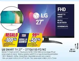 Trony LG SMART TV 27" - 27TQ615S-PZ/WZ offerta