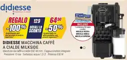 Trony Didiesse macchina caffè a cialde milkside offerta